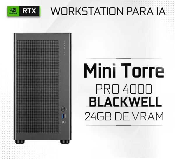 PC ultra 9 285 - RTX PRO 4000 - Tecware Sff Fusion Air M2